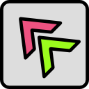 flecha diagonal icon