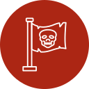 bandera pirata icon