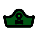 sombrero pirata icon