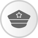 sombrero de policía