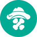 sombrero pirata icon