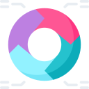 gráfico de anillos icon