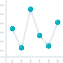 gráfico de linea icon