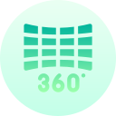 360 grados icon