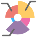 gráfico circular icon