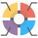 gráfico circular icon