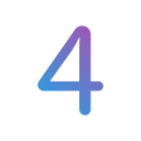 número 4 icon