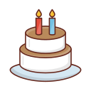 pastel de cumpleaños icon