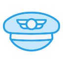 sombrero de piloto icon