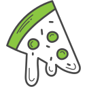 porción de pizza icon