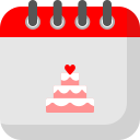 pastel de boda icon