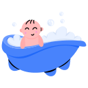 Bañera bebé icon