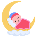 bébé endormi icon