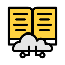 biblioteca en la nube icon