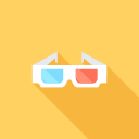 gafas 3d icon