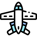 avión de negocios icon