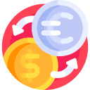 Money exchange icon