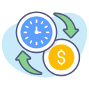 el tiempo es dinero icon