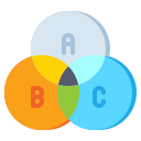 diagrama de venn icon