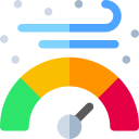 la contaminación del aire icon