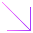 flecha diagonal icon