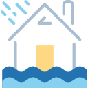 casa inundada icon