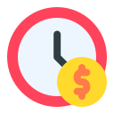 el tiempo es dinero icon