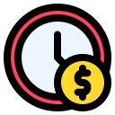 el tiempo es dinero icon