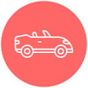 coche descapotable icon