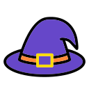 sombrero de bruja icon