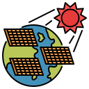 célula solar icon