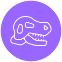 cráneo de dinosaurio icon