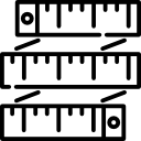 fita métrica icon