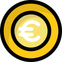 moneda euro icon