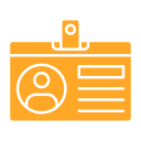 tarjeta de identificación icon