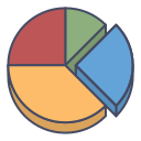 gráfico circular icon