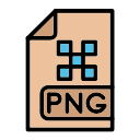 archivo png icon