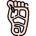 dedos de los pies icon