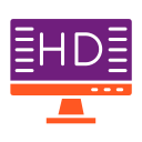 pantalla hd icon