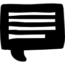 rede baloon icon