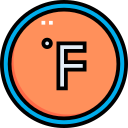 fahrenheit icon