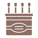 bastoncillo de algodón icon