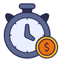 el tiempo es dinero icon