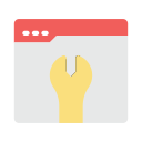 web maintenance icon