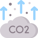 emisión de co2 icon