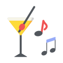 bicchiere da cocktail icona