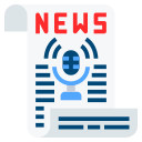 News podcast icon