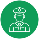 oficial de seguridad icon