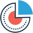 gráfico circular icon