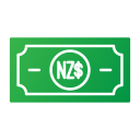 dolar de nueva zelanda icon